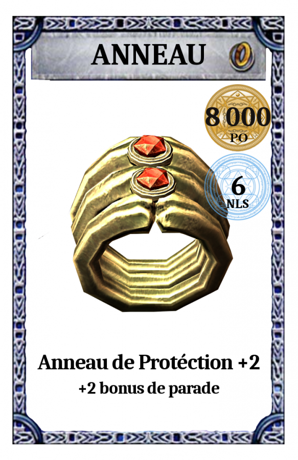 Anneau - de protection +2